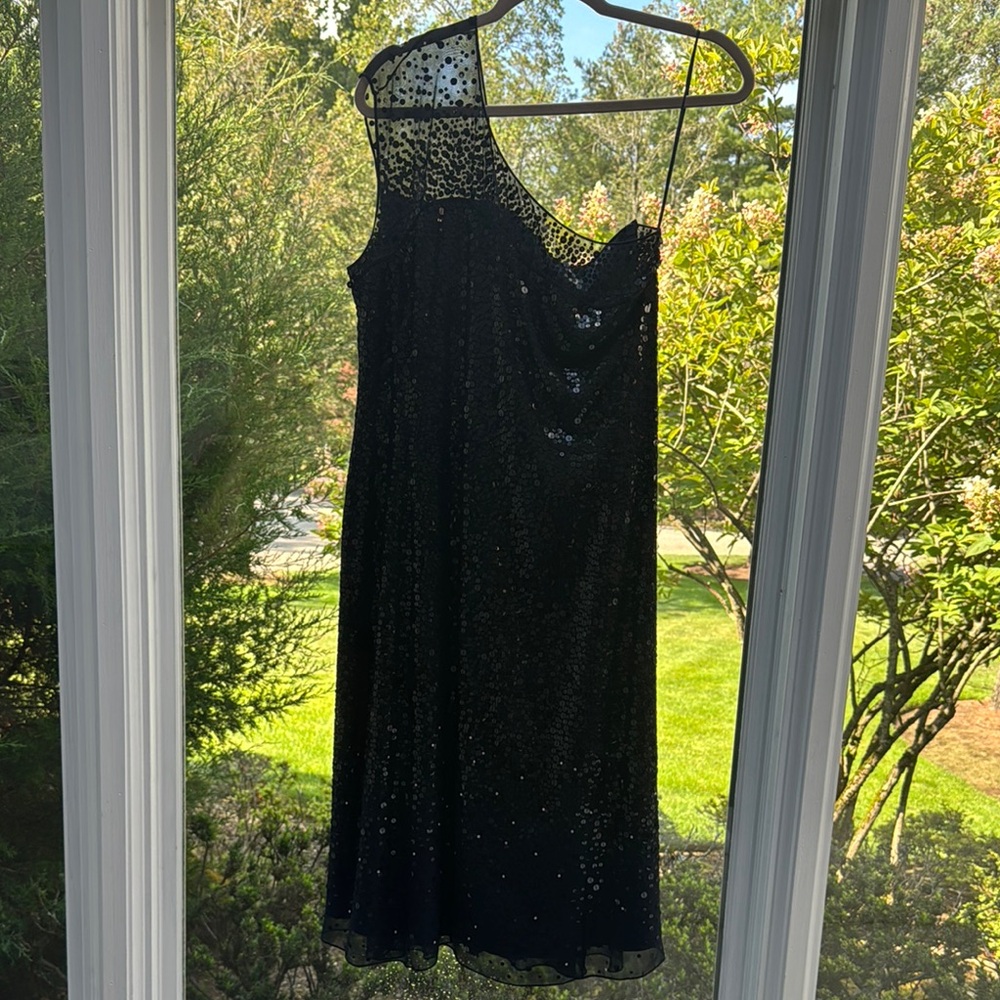 Neil Bieff Vintage Black/Blue Sequin Dress